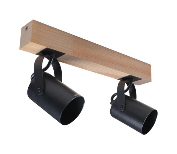 Spotlámpa 2xGU10/50W/230V fekete