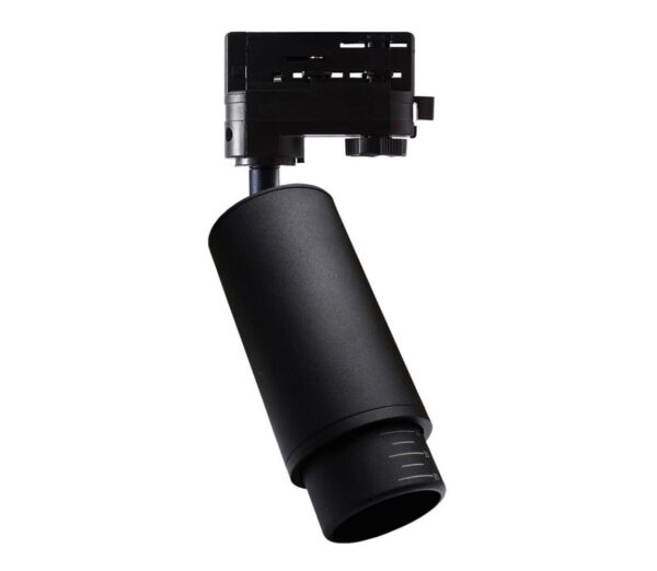 Spotlámpa 3 fázisú sínrendszerhez MICA 1xGU10/25W/230V fekete