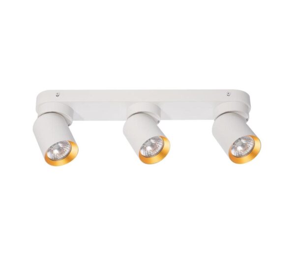 Spotlámpa ANDY 3xGU10/8W/230V fehér/arany