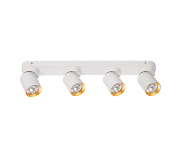 Spotlámpa ANDY 4xGU10/8W/230V fehér/arany