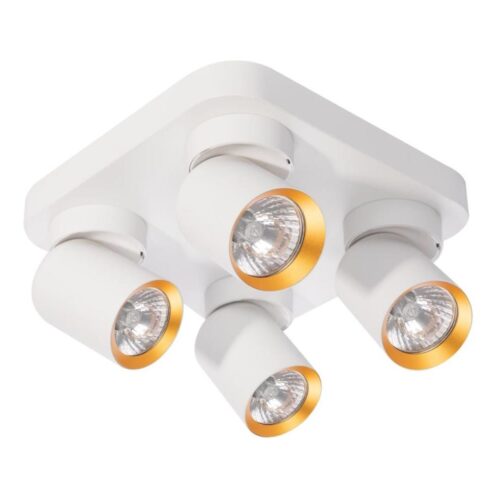 Spotlámpa ANDY 4xGU10/8W/230V fehér/arany