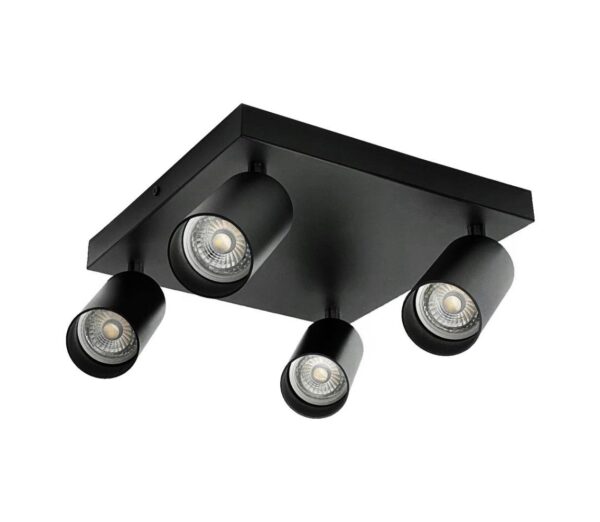 Spotlámpa ANGIE 4xGU10/35W/230V fekete