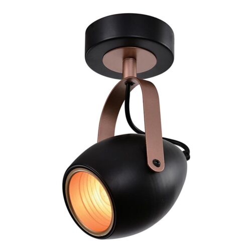 Spotlámpa ANICA 1xE14/40W/230V fekete/réz