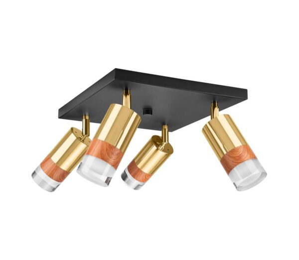 Spotlámpa AURORA 4xGU10/10W/230V