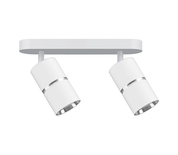 Spotlámpa BAMBOO 2xGU10/10W/230V fehér
