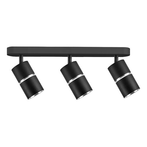 Spotlámpa BAMBOO 3xGU10/10W/230V fekete