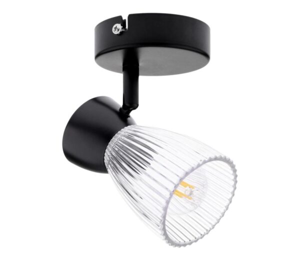 Spotlámpa BEST 1xE14/40W/230V fekete