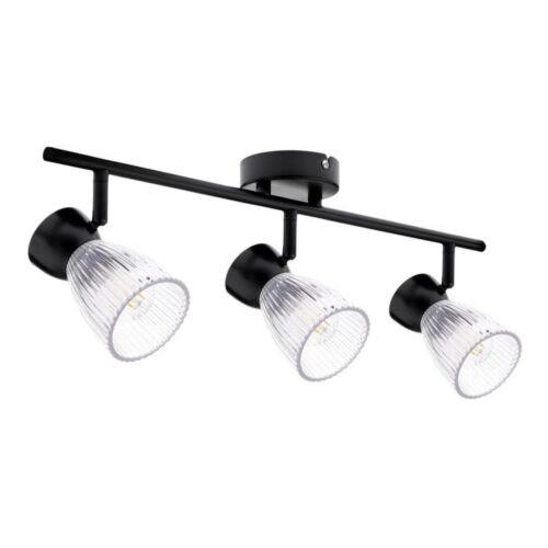 Spotlámpa BEST 3xE14/40W/230V fekete