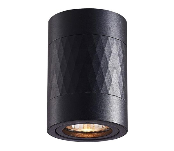 Spotlámpa BIMA 1xGU10/25W/230V kerek fekete