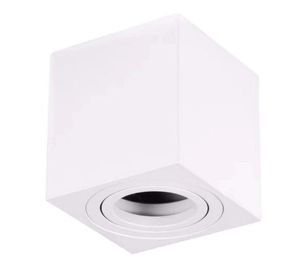 Spotlámpa BIMA 1xGU10/25W/230V négyzetes fehér