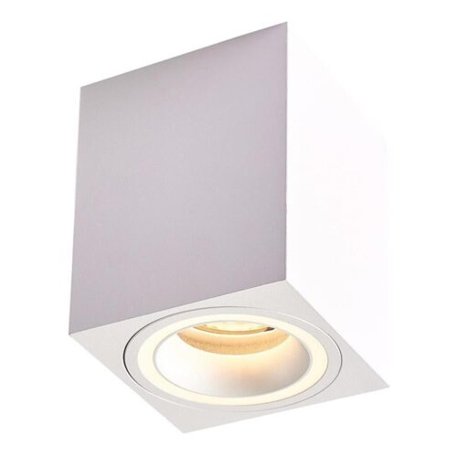 Spotlámpa BIMA 1xGU10/25W/230V négyzetes fehér