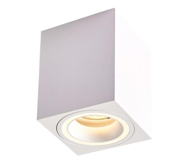 Spotlámpa BIMA 1xGU10/25W/230V négyzetes fehér