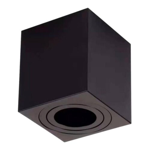 Spotlámpa BIMA 1xGU10/25W/230V négyzetes fekete