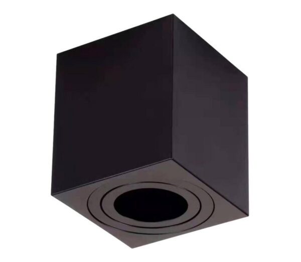 Spotlámpa BIMA 1xGU10/25W/230V négyzetes fekete