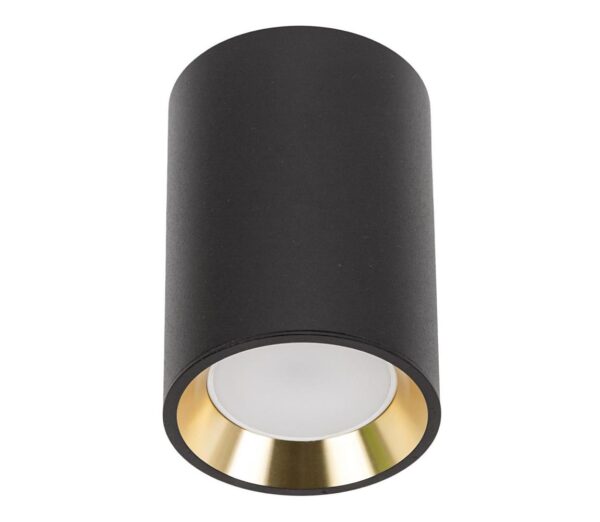 Spotlámpa CHLOE 1xGU10/35W/230V kerek fekete/arany