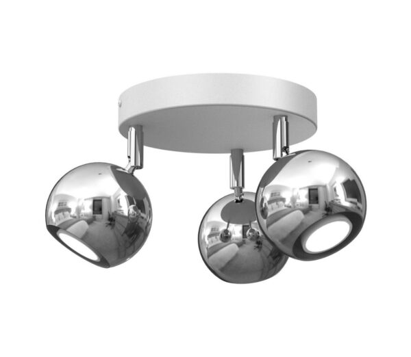 Spotlámpa COMET 3xGU10/8W/230V fehér/fényes króm