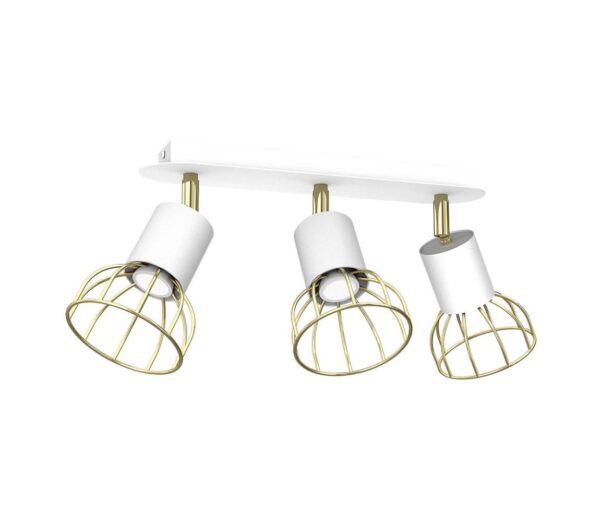 Spotlámpa DANTE 3xGU10/25W/230V fehér/arany