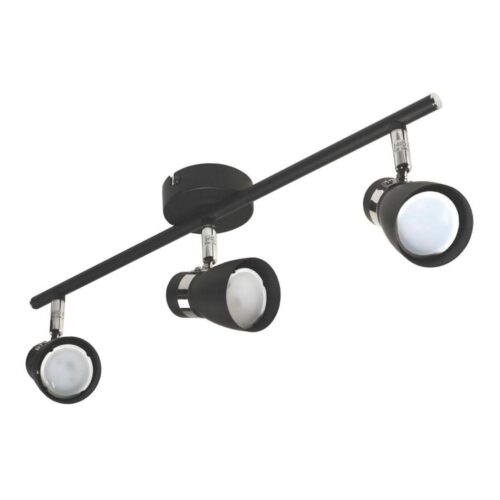 Spotlámpa DEZ 3xGU10/30W/230V fekete
