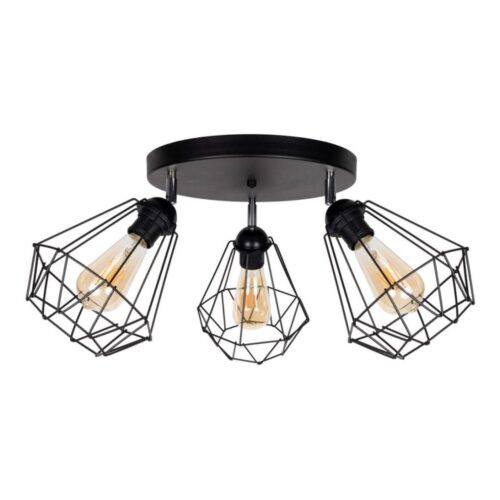 HEXE Spotlámpa DIAMENT 3xE27/60W/230V