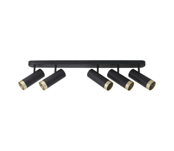 Spotlámpa FADO 5xGU10/10W/230V fekete