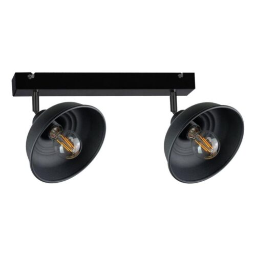 Keter Lighting Spotlámpa FAUN 2xE27/60W/230V fekete