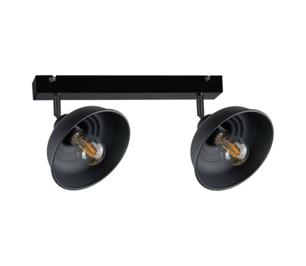 Keter Lighting Spotlámpa FAUN 2xE27/60W/230V fekete