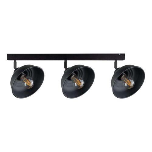 Keter Lighting Spotlámpa FAUN 3xE27/60W/230V fekete