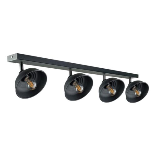 Keter Lighting Spotlámpa FAUN 4xE27/60W/230V fekete