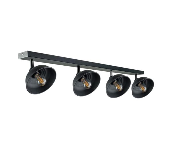 Keter Lighting Spotlámpa FAUN 4xE27/60W/230V fekete