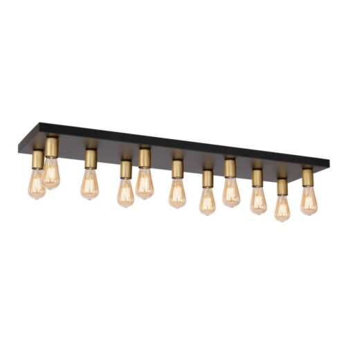 Spotlámpa FILO 11xE27/60W/230V fekete/arany