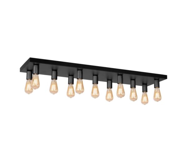 Spotlámpa FILO 11xE27/60W/230V fekete
