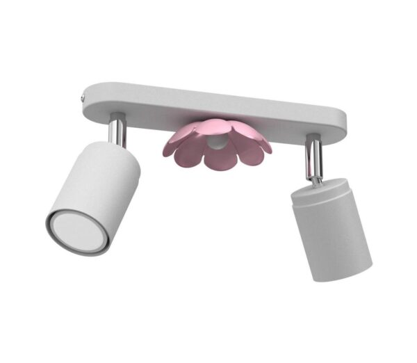 Spotlámpa FLOWER 2xGU10/8W/230V fehér
