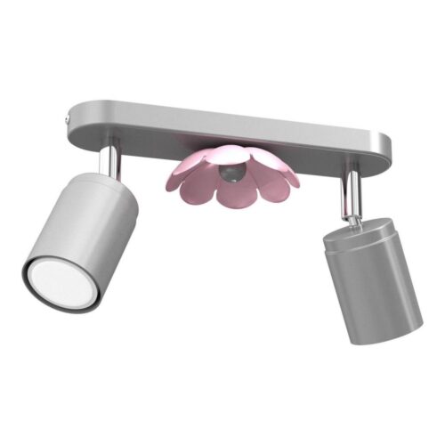 Spotlámpa FLOWER 2xGU10/8W/230V matt króm