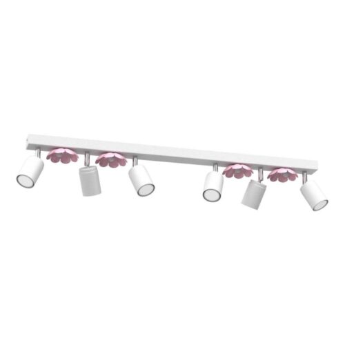 Spotlámpa FLOWER 6xGU10/8W/230V fehér