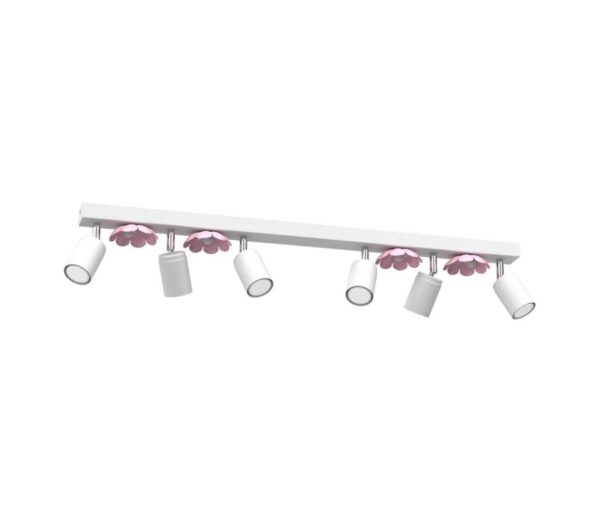 Spotlámpa FLOWER 6xGU10/8W/230V fehér