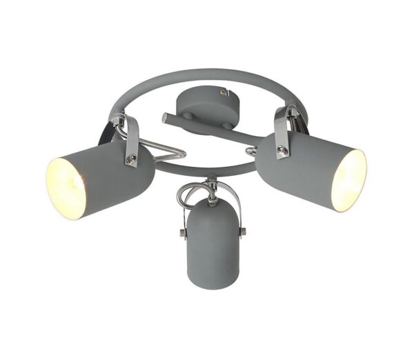 Spotlámpa GRAY 3xE14/40W/230V