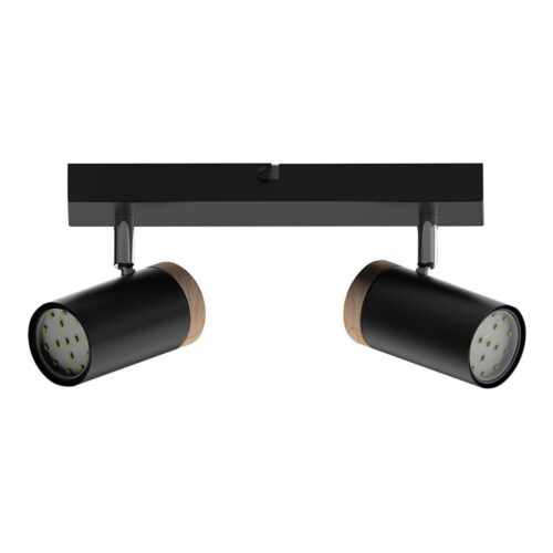 Spotlámpa LAGOS 2xGU10/15W/230V fekete/barna