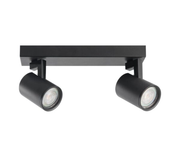 Spotlámpa LYNX 2xGU10/10W/230V fekete