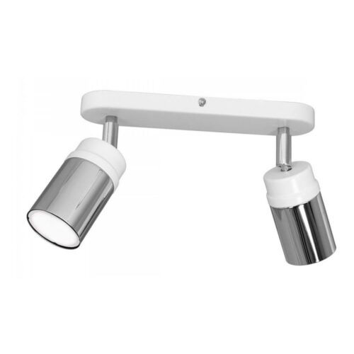 Spotlámpa NEST 2xGU10/8W/230V fehér/króm