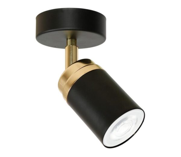 Spotlámpa RENO 1xGU10/8W/230V fekete/arany