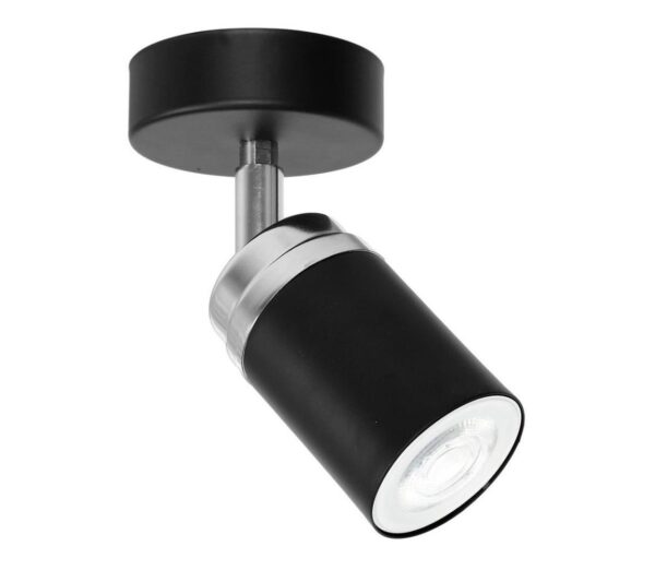 Spotlámpa RENO 1xGU10/8W/230V fekete/króm
