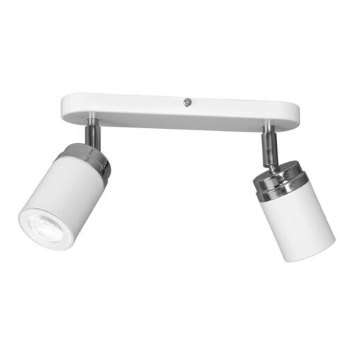 Spotlámpa RENO 2xGU10/8W/230V fehér/króm