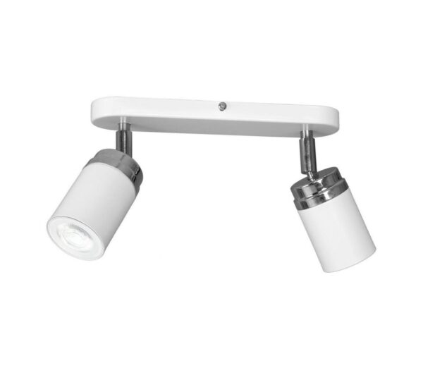 Spotlámpa RENO 2xGU10/8W/230V fehér/króm