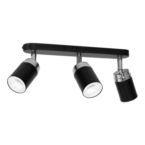 Spotlámpa RENO 3xGU10/8W/230V fekete/króm