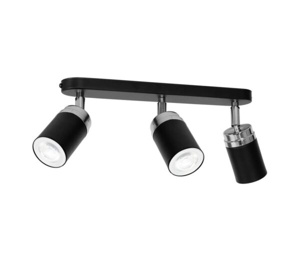 Spotlámpa RENO 3xGU10/8W/230V fekete/króm