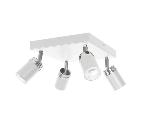 Spotlámpa RENO 4xGU10/8W/230V fehér/króm