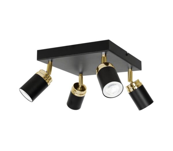 Spotlámpa RENO 4xGU10/8W/230V fekete/arany