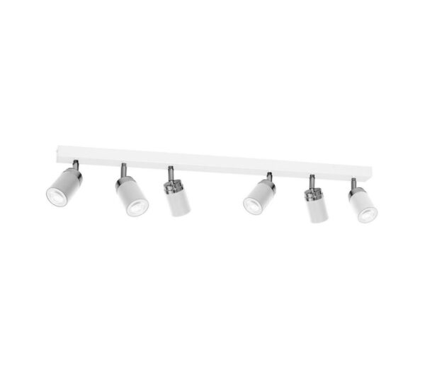 Spotlámpa RENO 6xGU10/8W/230V fehér/króm