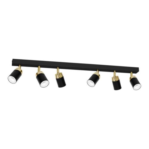 Spotlámpa RENO 6xGU10/8W/230V fekete/arany