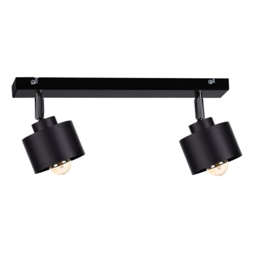 Keter Lighting Spotlámpa SIMPLY BLACK 2xE27/60W/230V